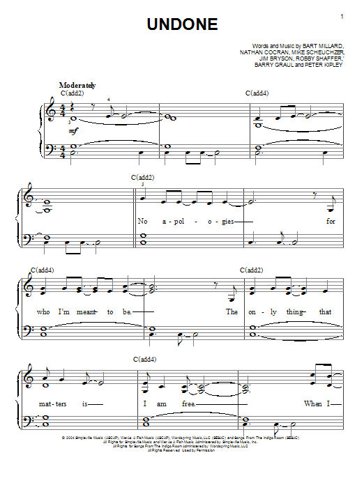 Produktbild zu: Undone