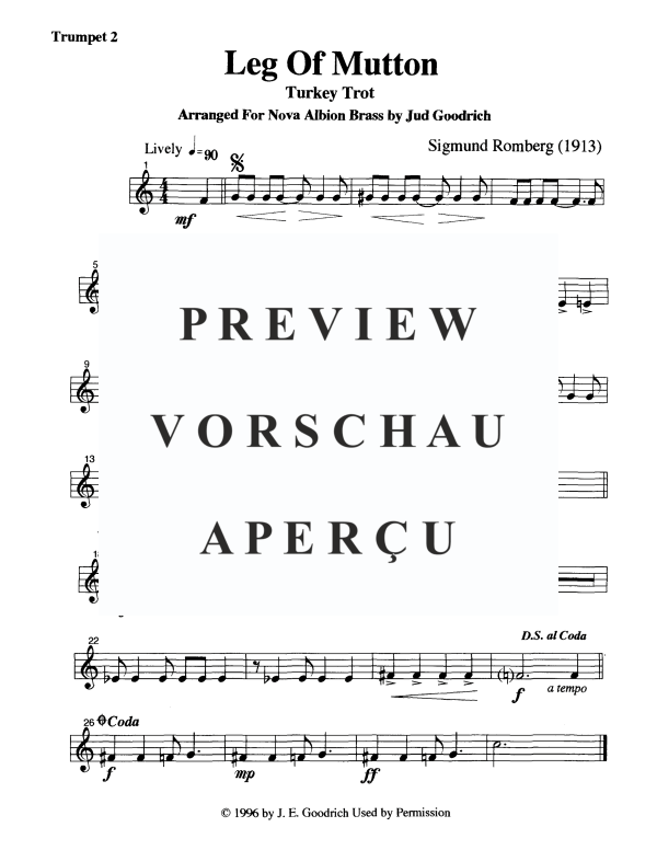 Product gallery: Page 7 of 11 Leg of Mutton, , Brass Quintet