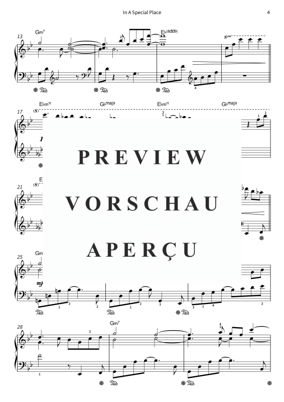 Produktgalerie: Seite 6 von 7 In A Special Place, , Klavier Solo