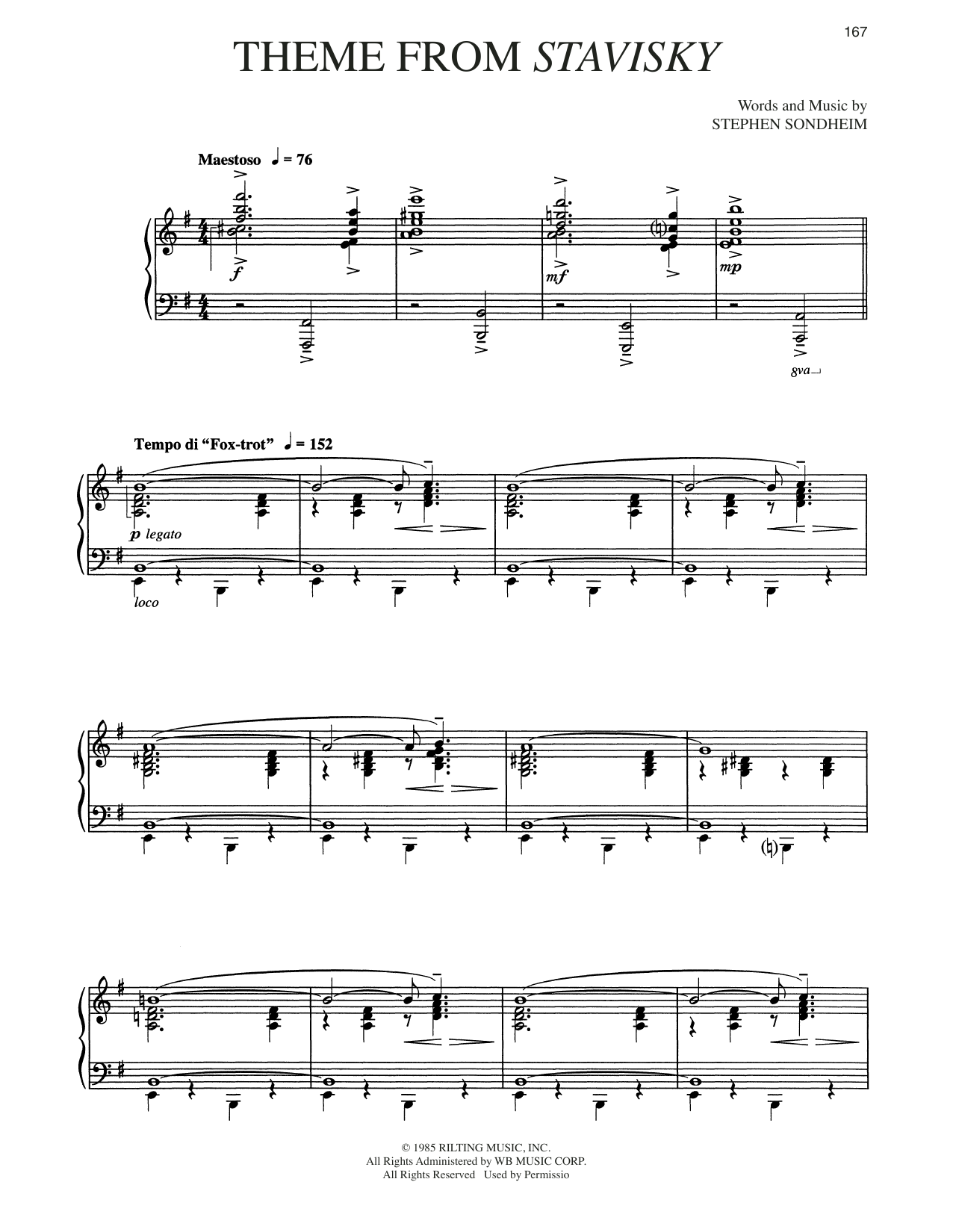 Produktbild zu: Theme From Stavisky