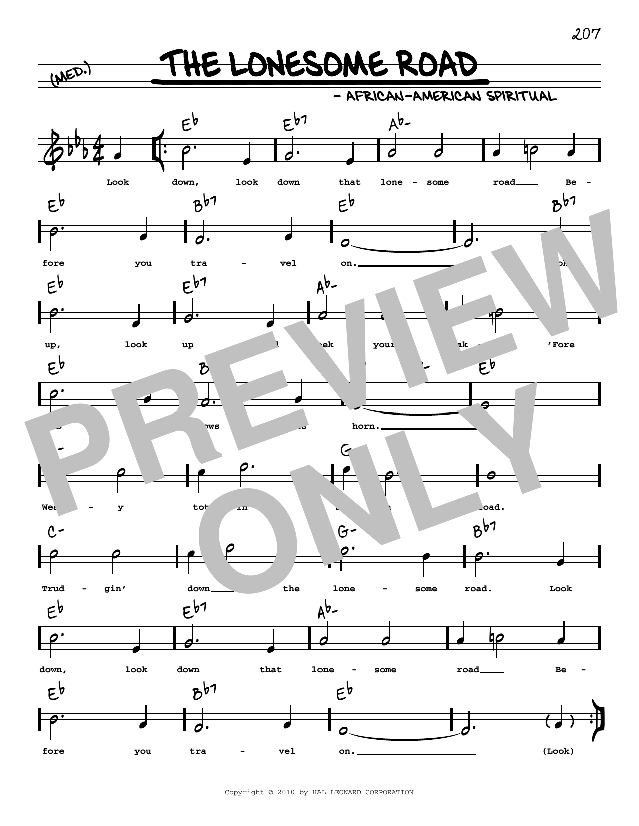 Product picture to: The Lonesome Road (arr. Robert Rawlins)