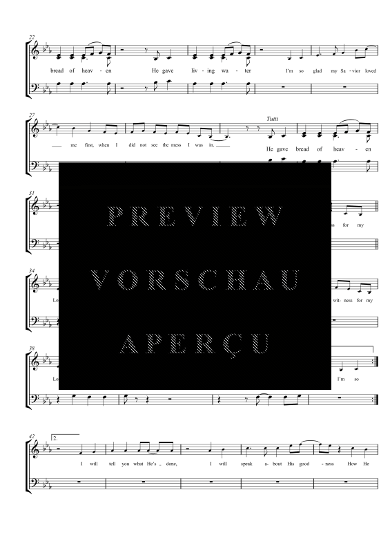 gallery: I´m a Witness, , Gemischter Chor SAM/Solo opt. und Klavier