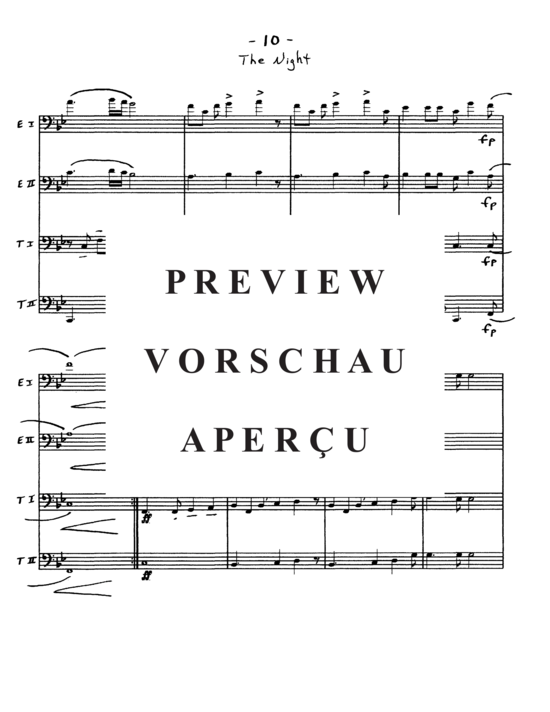 Product gallery: Page 12 of 21 The Night , , (Tuba Quartet EETTt)