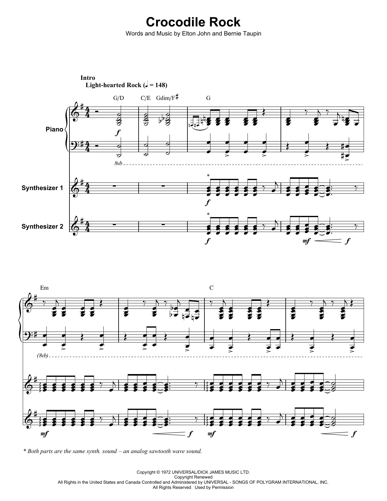 Product gallery: Page 1 of 1 Crocodile Rock, Elton John