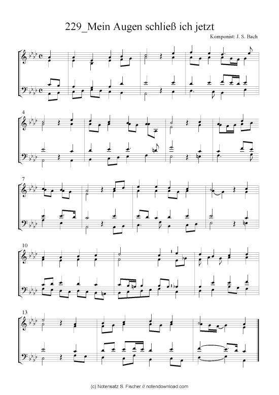 Produktbild zu: Mein Augen schließ ich jetzt J. S. Bach