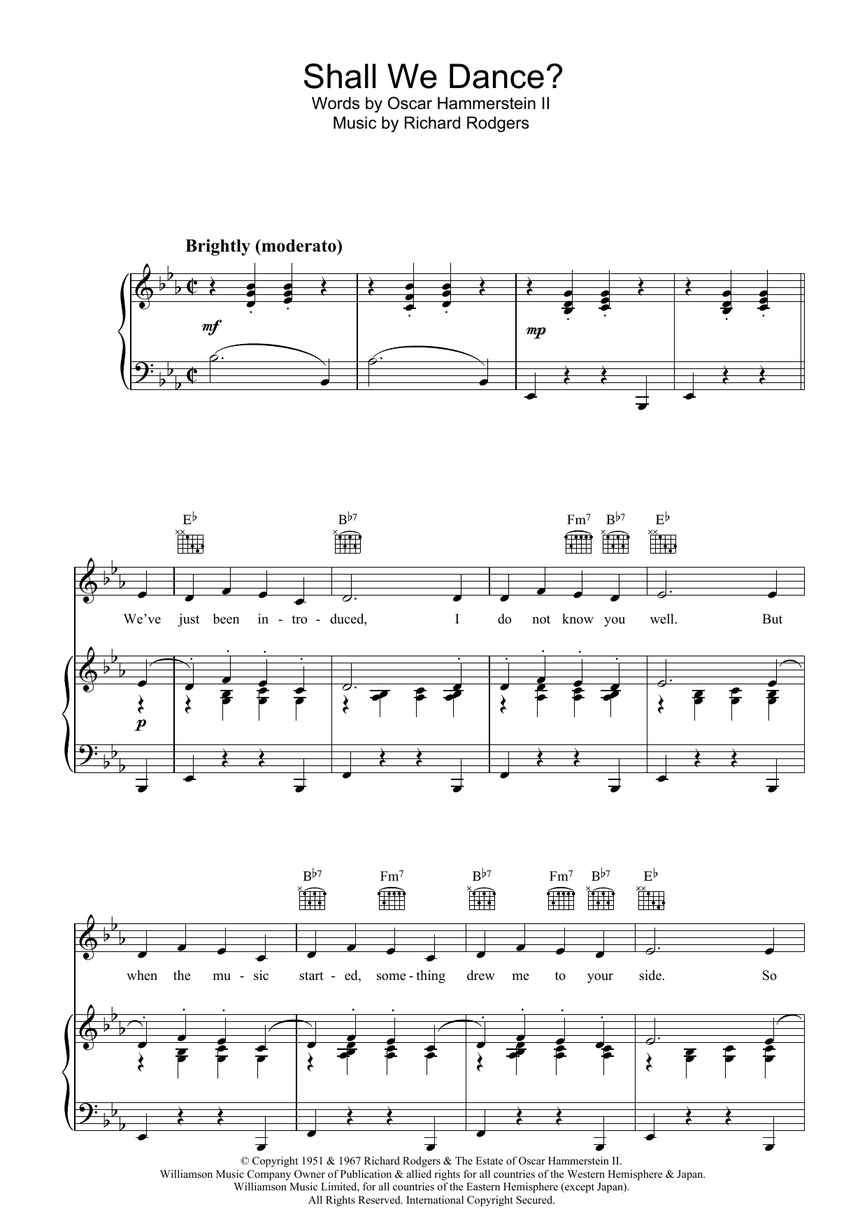 Produktbild zu: Shall We Dance? (from The King And I)