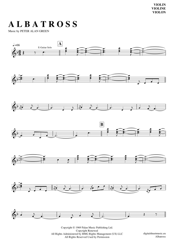 Product gallery: Page 1 of 4 Albatross , Mac, Fleetwood, (violin)