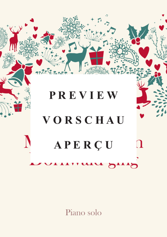 Product gallery: Page 2 of 4 Maria durch ein Dornwald ging , , Piano Solo