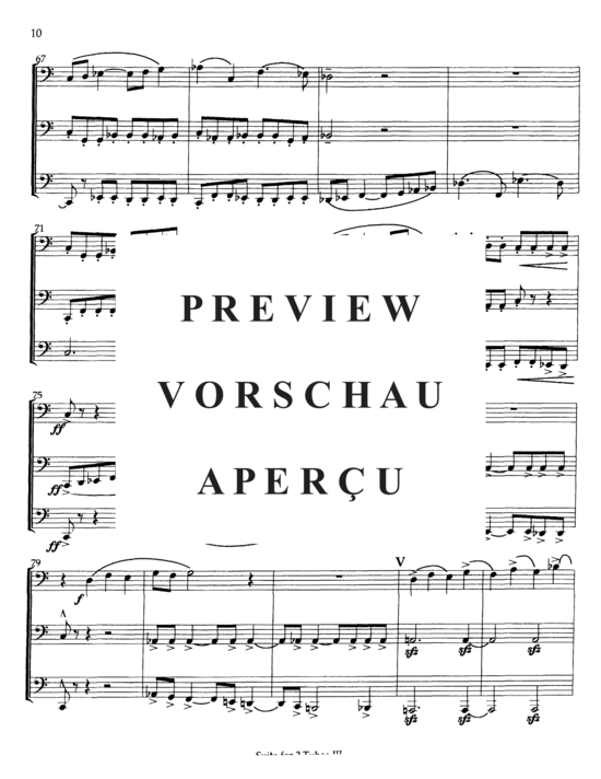 Produktgalerie: Seite 13 von 21 Suite for Three Tubas , , (Tuba Trio)