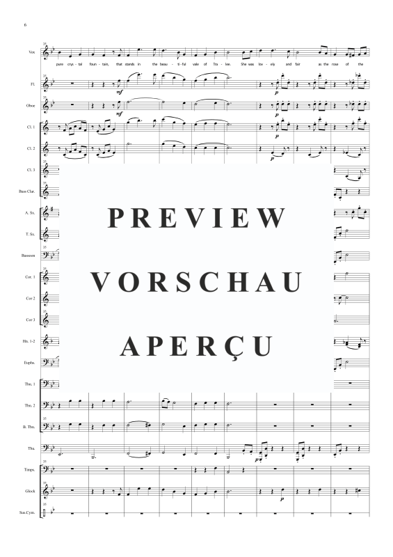 Produktgalerie: Seite 9 von 11 Irish medley for voice and concert band, , Solo Gesang und Orchester