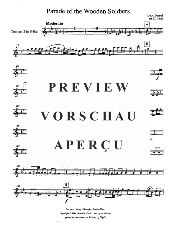 Produktgalerie: Seite 10 von 11 Parade der hölzernen Soldaten, , Blechbläserquartett