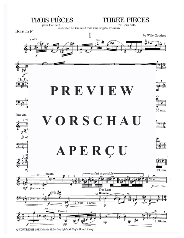 Produktgalerie: Seite 3 von 5 Three Pieces, , Horn in F