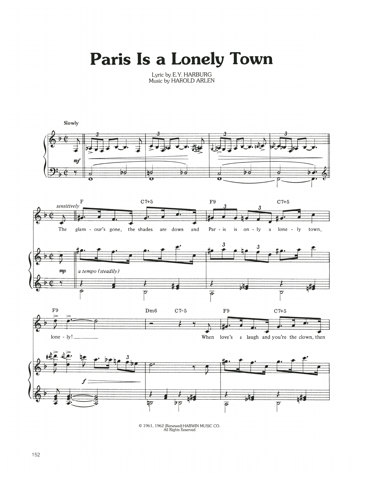 Product gallery: Page 1 of 1 Paris Is A Lonely Town, Judy Garland