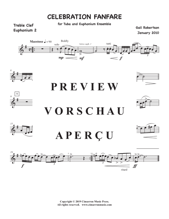 Product gallery: Page 9 of 11 Celebration Fanfare , , (Tuba Quartett EETT)