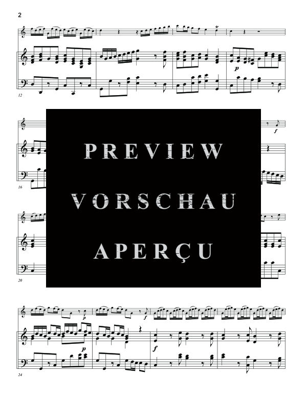 Produktgalerie: Seite 6 von 11 Concerto in C Major, , (Trompete in B und Klavier)