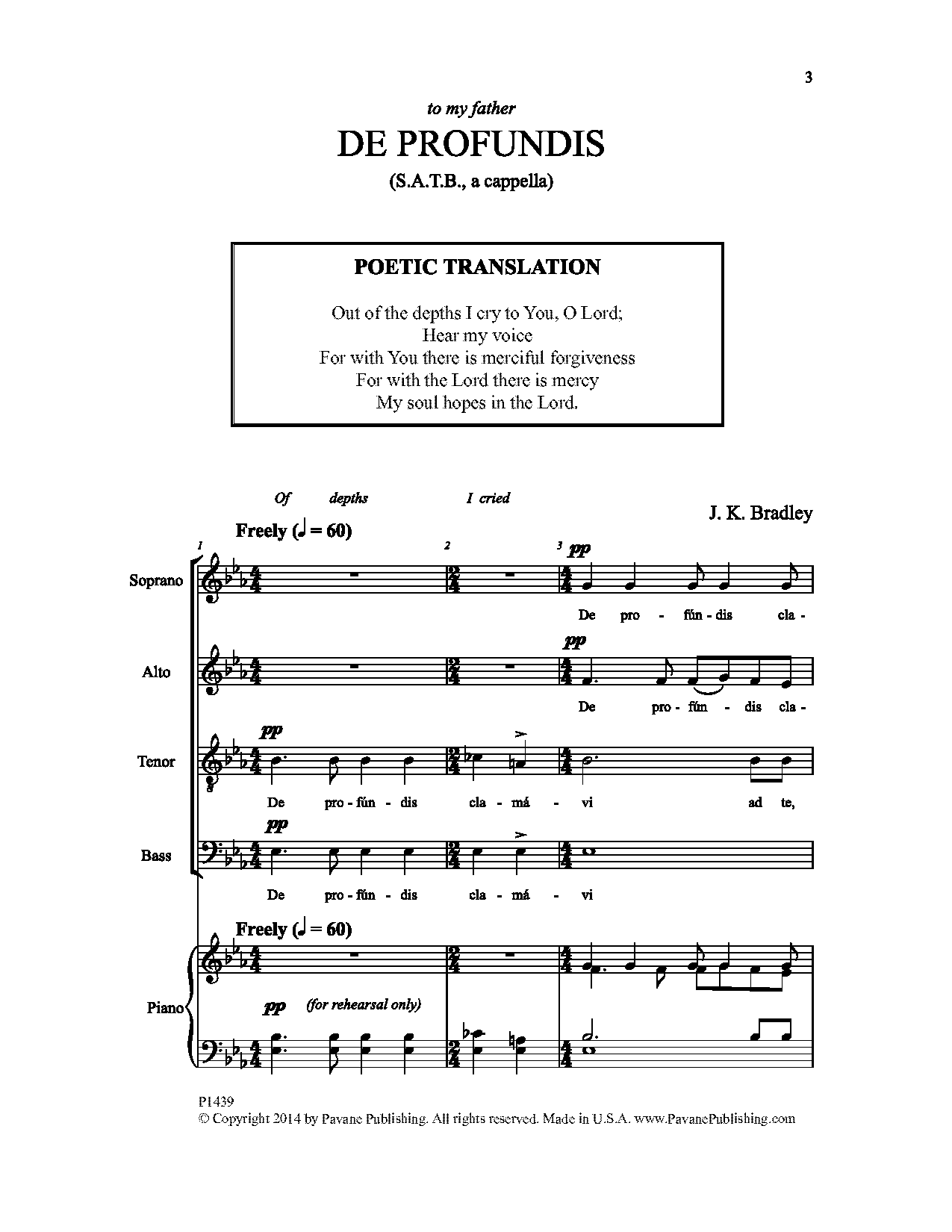 Produktbild zu: De Profundis