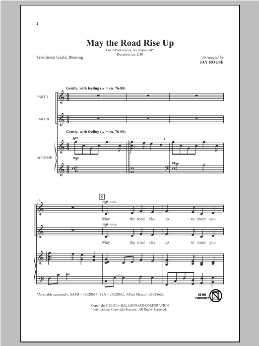 Produktbild zu: May The Road Rise Up