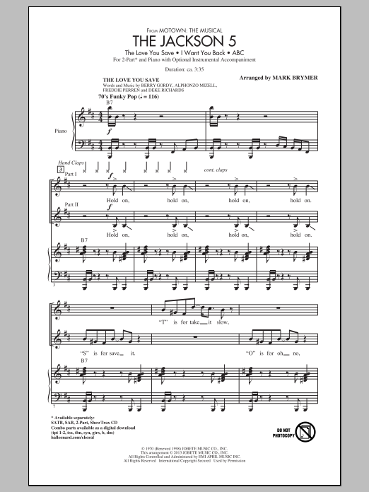 Produktgalerie: Seite 1 von 1 The Jackson 5 (from Motown the Musical), Mark Brymer, Chor