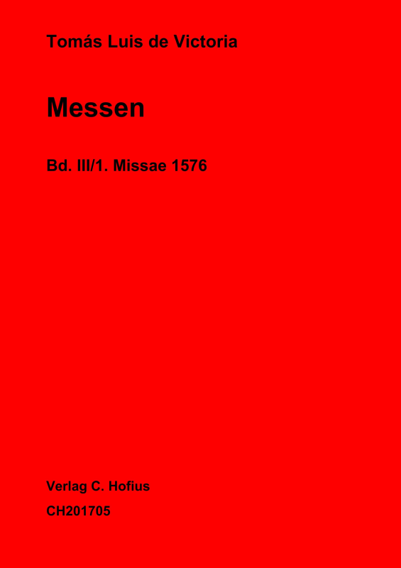 Produktbild zu: Missae 1576 (Messen Bd.1)