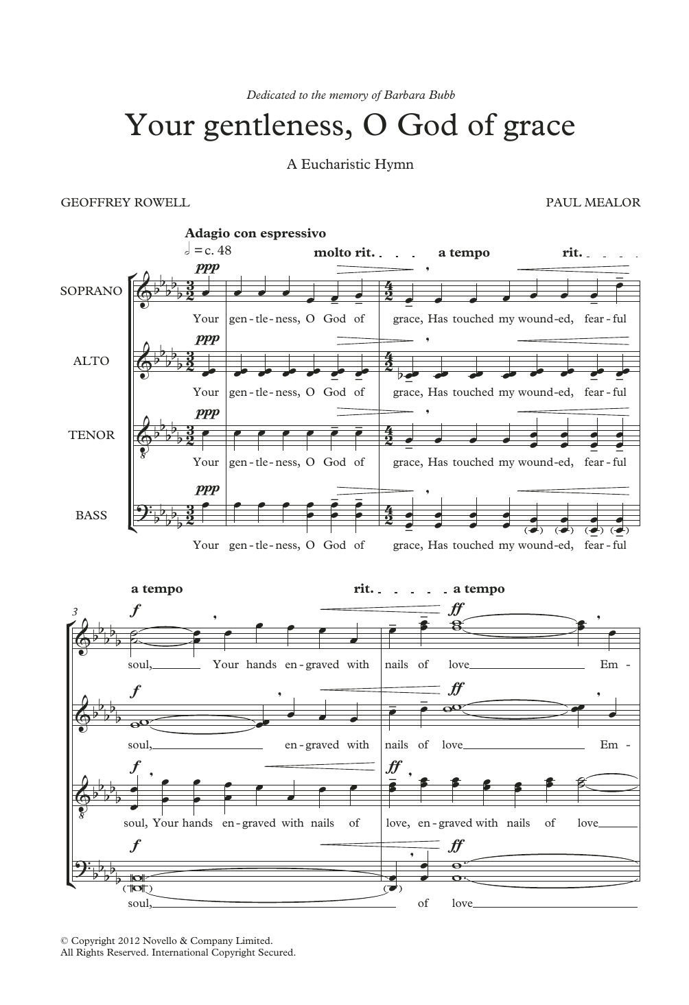 Produktbild zu: Your Gentleness, O God Of Grace