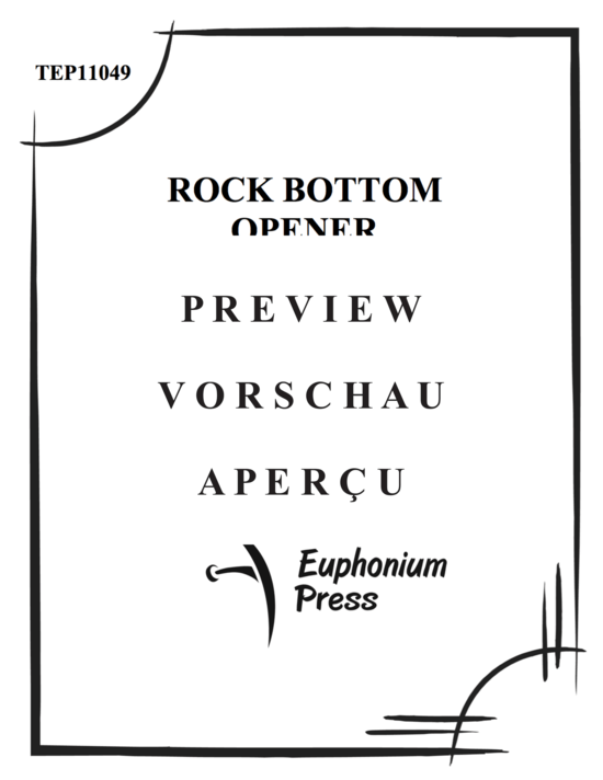 Product gallery: Page 2 of 12 Rock Bottom Opener , , (Tuba Quartett EETT)