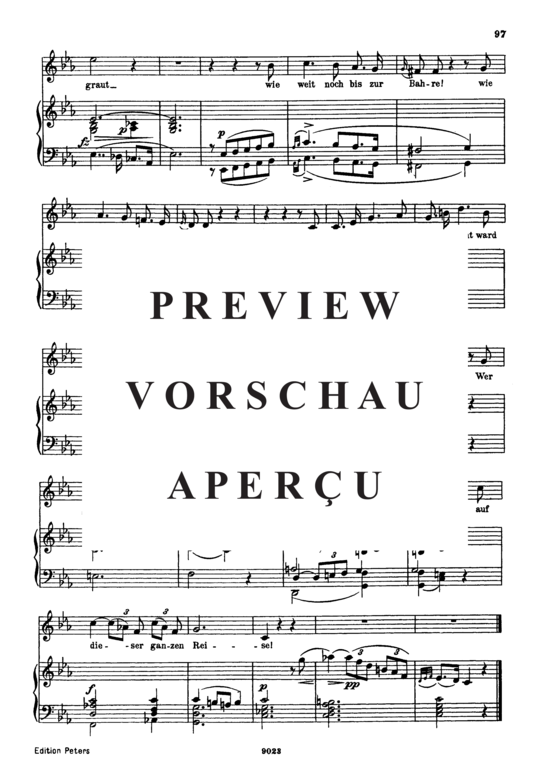 Product gallery: Page 3 of 3 Der greise Kopf D.911-14 (Winterreise), , High Voice and Piano