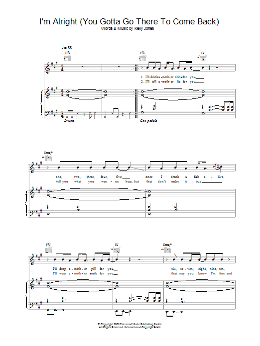 Produktbild zu: I'm Alright (You Gotta Go There To Come Back)