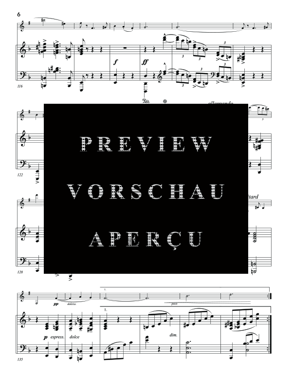 Product gallery: Page 10 of 11 Sonata No. 2, , (clarinet in Bb and piano)
