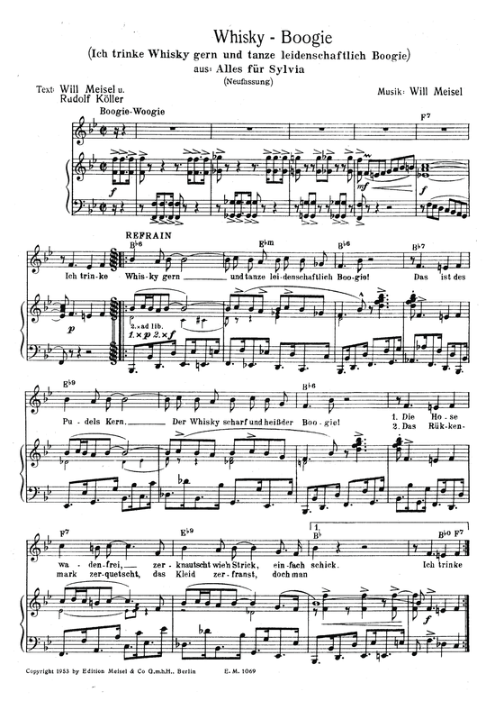 Produktbild zu: Whisky Boogieaus: Alles für Sylvia