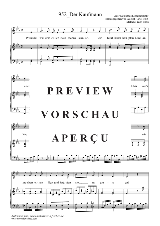 Product gallery: Page 2 of 3 Der Kaufmann , , Piano and Voice