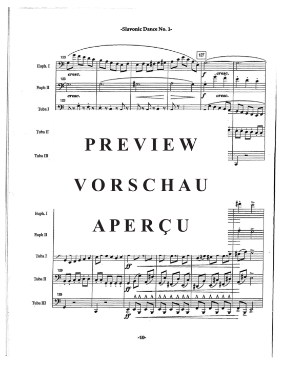 Product gallery: Page 14 of 21 Slavonic Dances Op. 46 No. 1 , , (Tuba Quartett EETT)