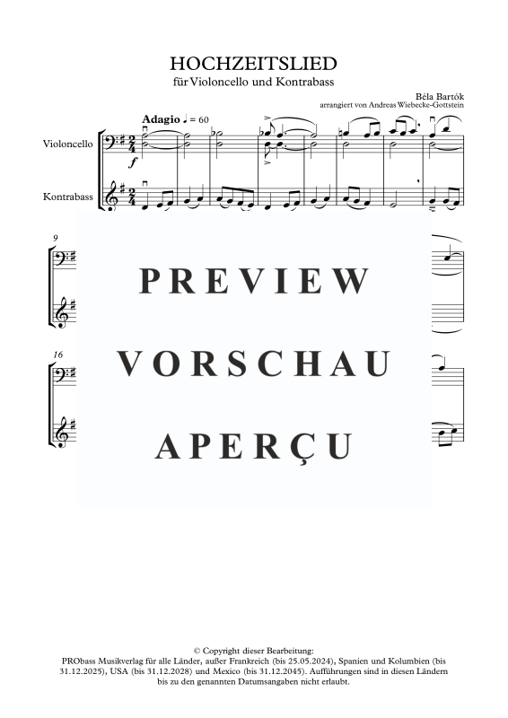 Produktgalerie: Seite 7 von 11 12 Duos, , Cello und Kontrabass
