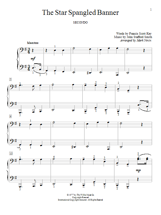 Produktbild zu: The Star Spangled Banner