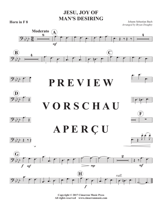 Product gallery: Page 16 of 16 Jesu, meine Freude (Jesu Joy of Man´s Desiring) , ,  (Horn ensemble 1-8 horns)