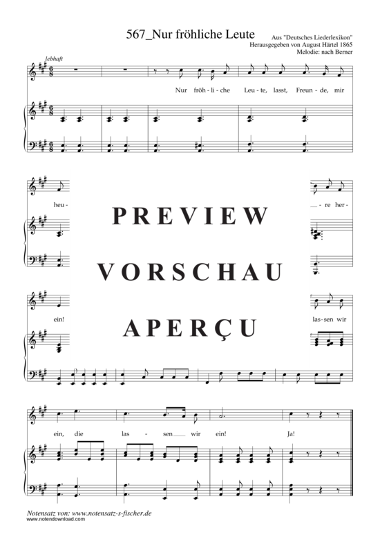 Product gallery: Page 2 of 3 Nur fröhliche Leute , , Piano and Voice