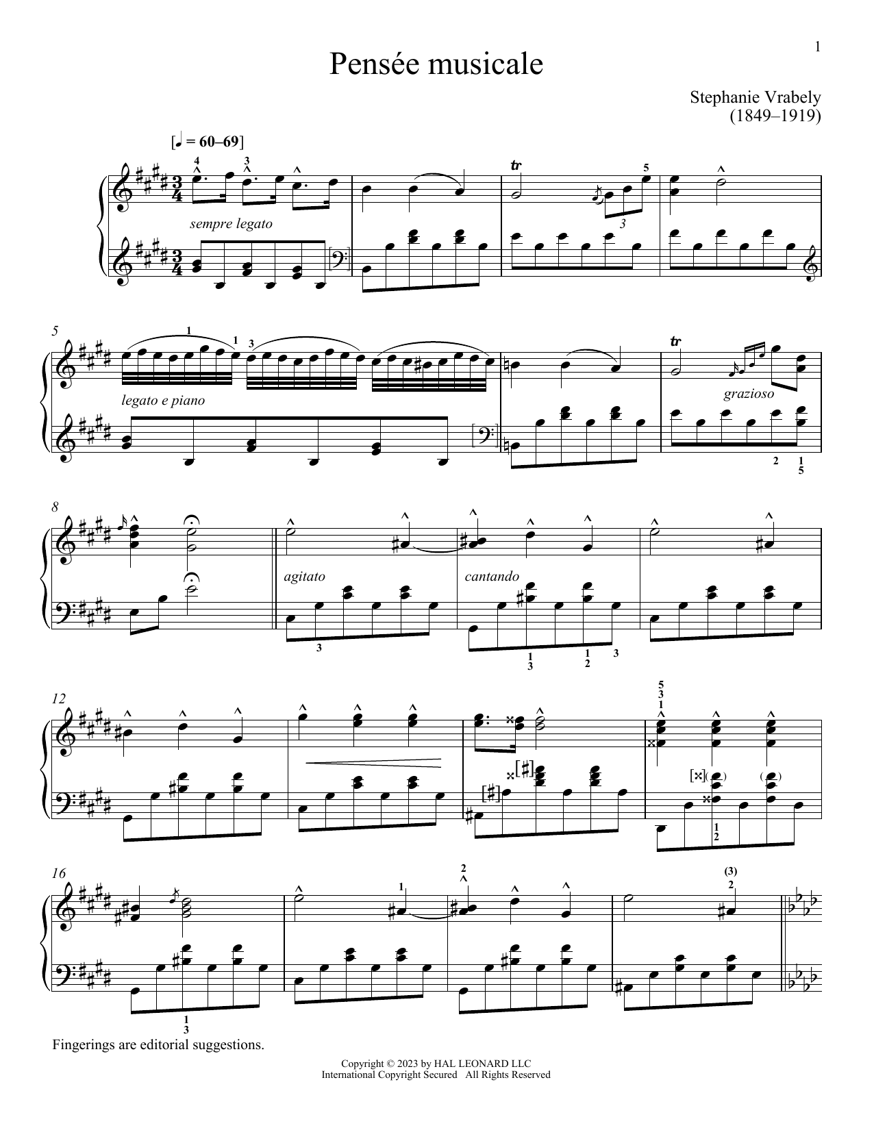 Product picture to: Pensee musicale