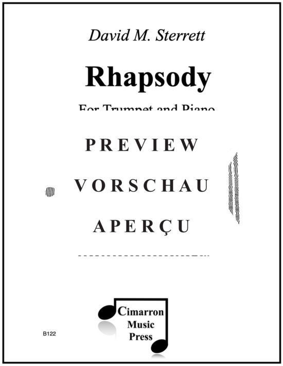 Produktgalerie: Seite 2 von 21 Rhapsody , , (Trompete und Klavier)