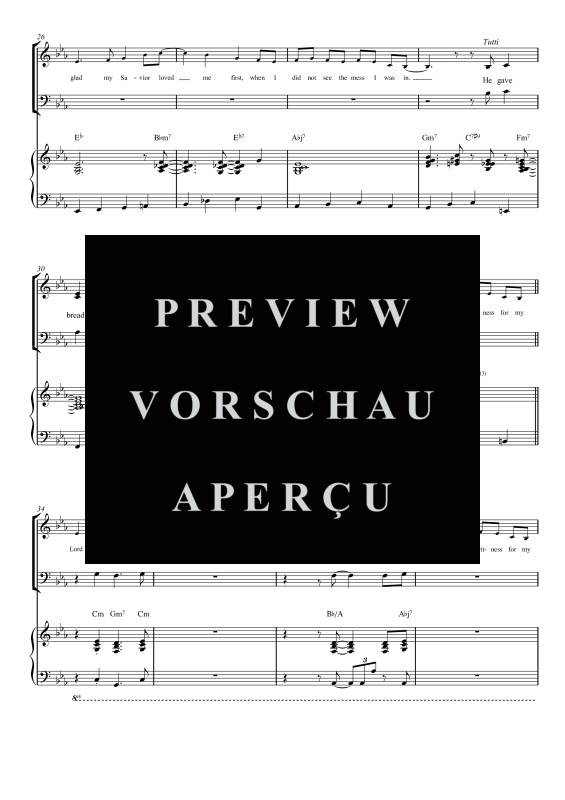 gallery: I´m a Witness, , Gemischter Chor SAM/Solo opt. und Klavier