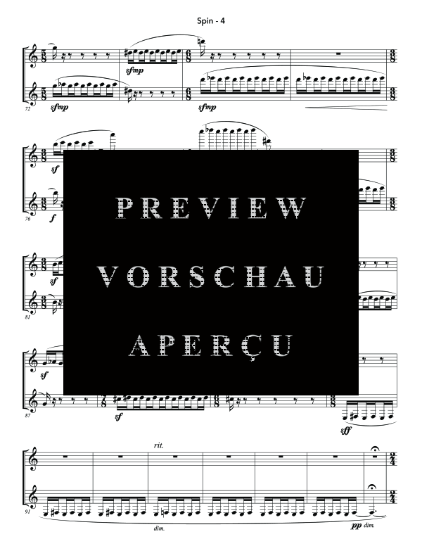 Product gallery: Page 8 of 11 Spin, , (Clarinet Duo)