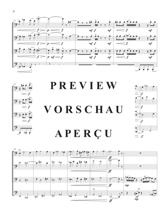 Product gallery: Page 11 of 21 Trombone Graffiti , , (trombone quartet or ensemble)