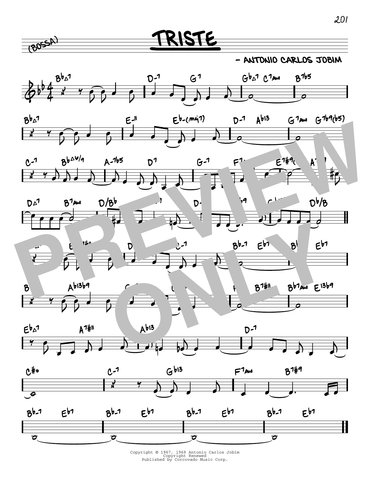 Produktbild zu: Triste (arr. David Hazeltine)