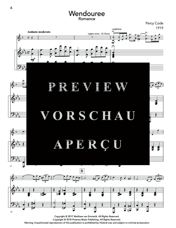 Produktgalerie: Seite 10 von 11 Preserving Code, The Complete Solo Repertoire of Percy Code, , (Melodie und Klavier)