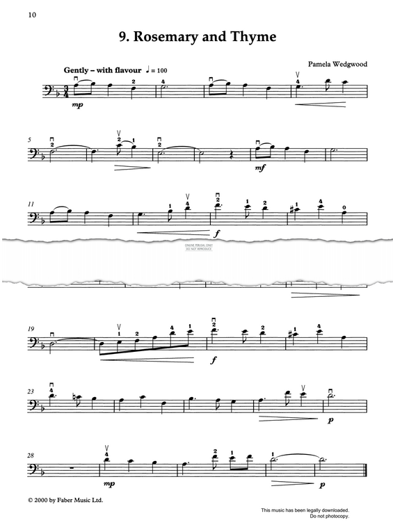 Produktgalerie: Seite 1 von 1 Rosemary And Thyme, Pam Wedgwood, Klavier, Violoncello