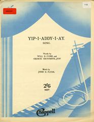cover: Yip-I-Addy-I-Ay, Will D. Cobb, Gesang, Klavier