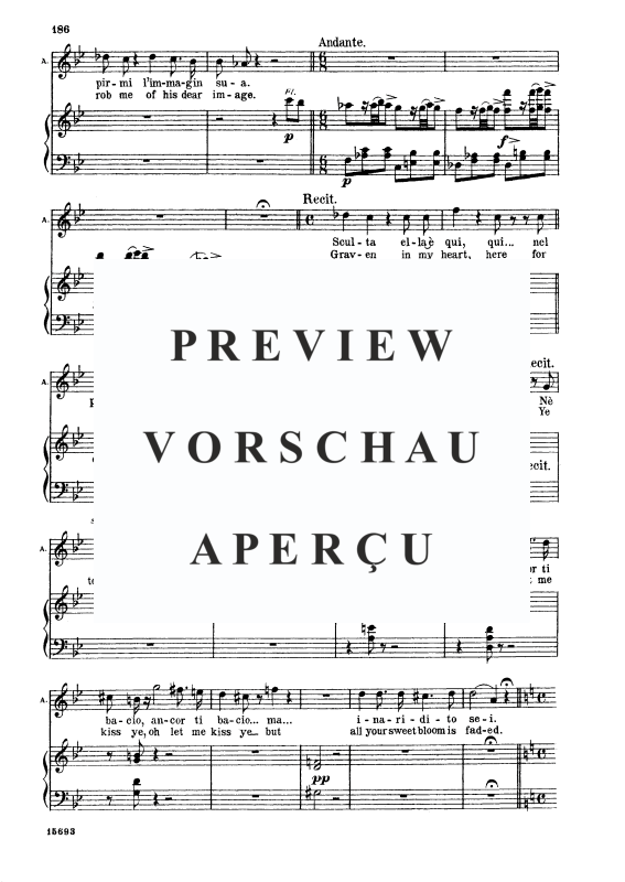 Produktgalerie: Seite 5 von 11 Ah non credea mirarti, , Sopran und Klavier