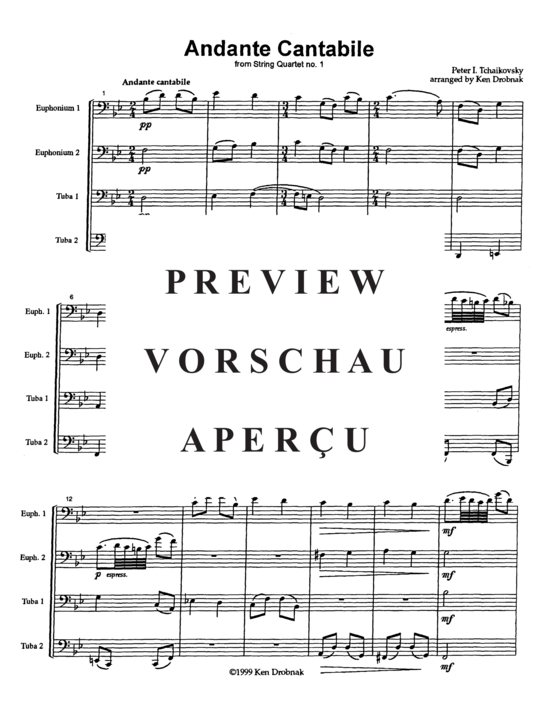 Product gallery: Page 4 of 18 Andante Cantabile , , (Tuba Quartett EETT)