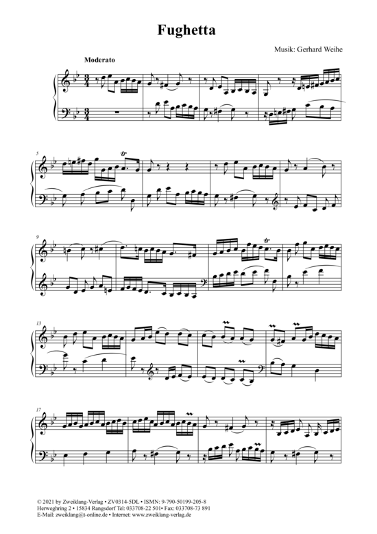 gallery: Fughetta , , (Orgel Solo)