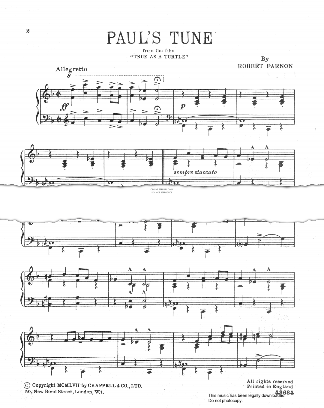 Produktbild zu: Paul's Tune