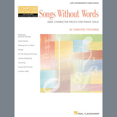 cover: A Winter Fable, Christos Tsitsaros, Klavier