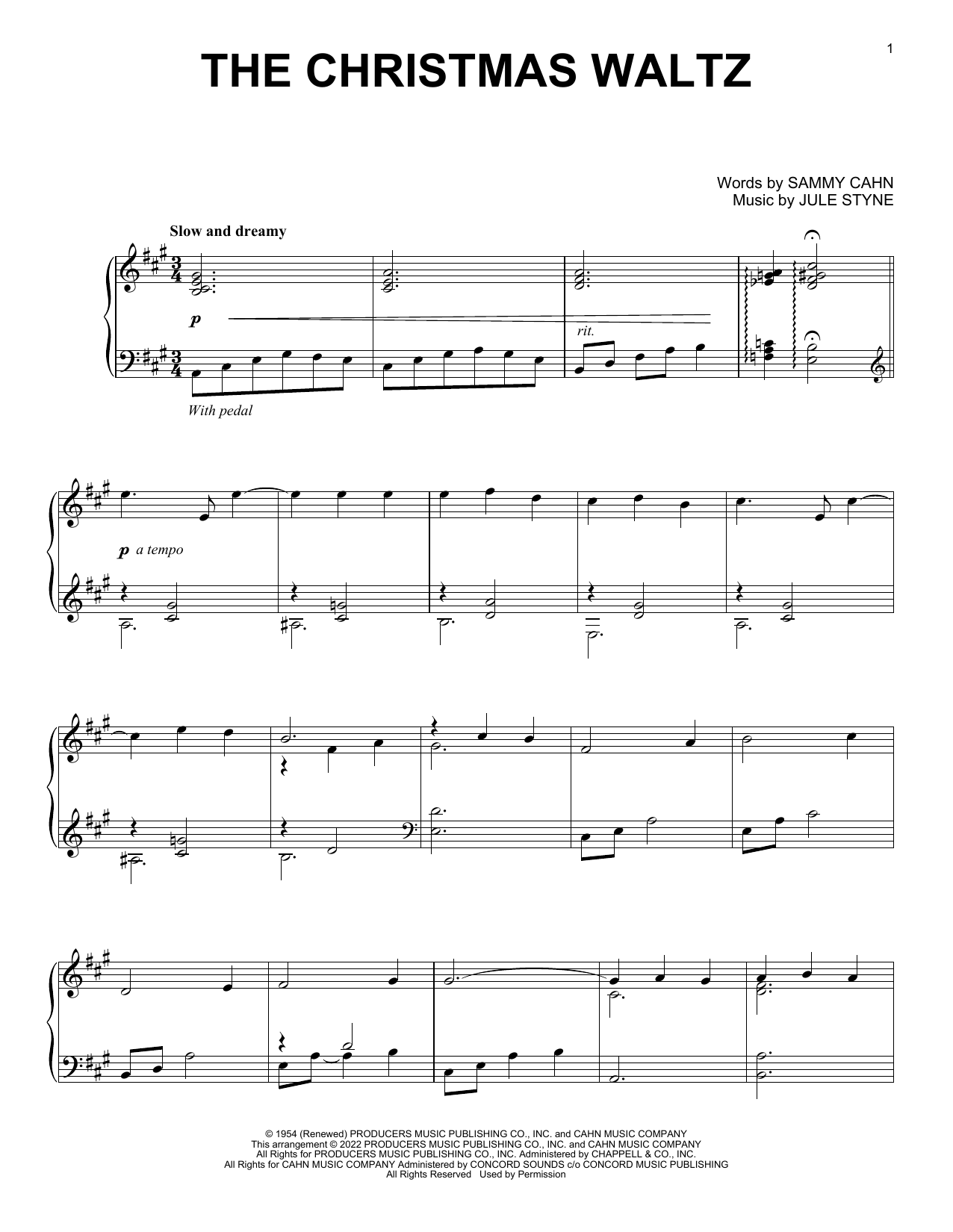 Produktbild zu: The Christmas Waltz